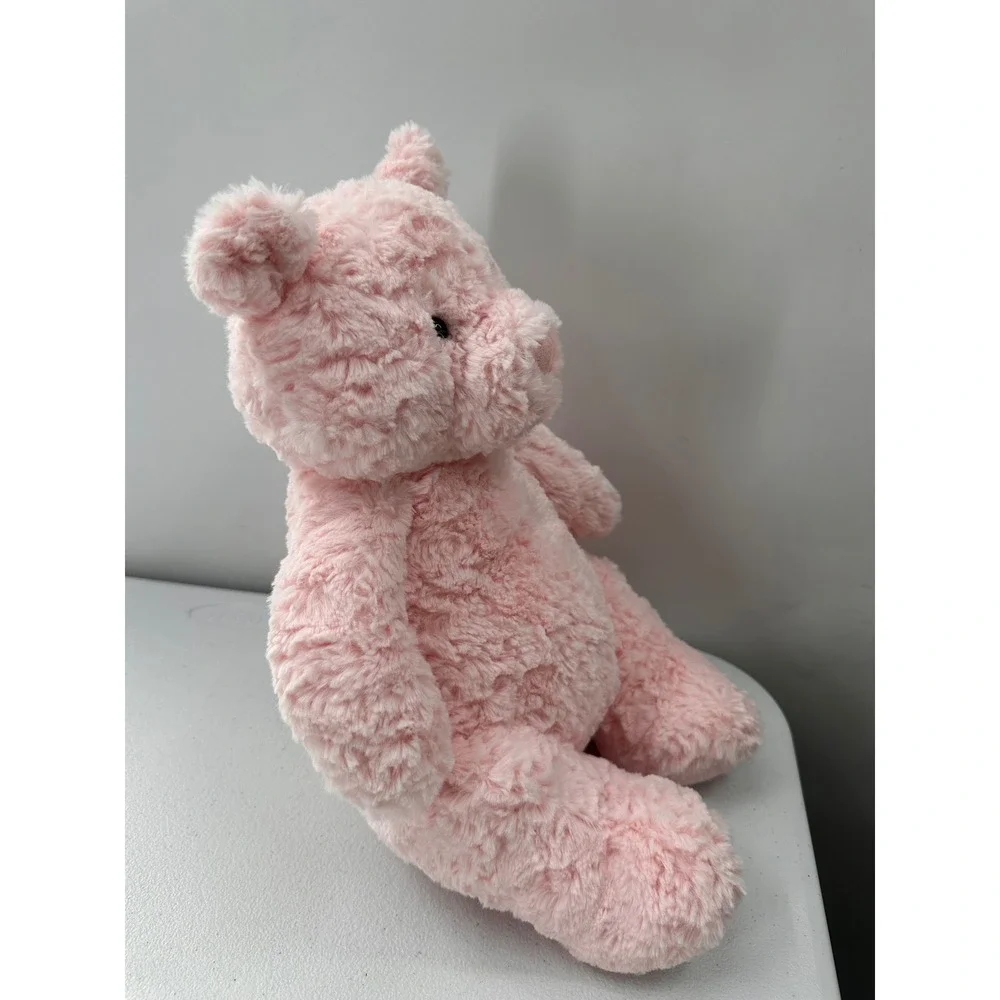 Jellycat London Large Leola Bear Pink Plush Stuffed Animal BARL2BP NWT 14‎ inch
